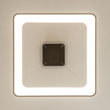 Brilagi - LED luster s mogućnošću prigušivanja na sajli FALCON II LED/125W/230V 3000-6500K 60x60 cm crni + daljinski upravljač