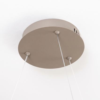 BRILAGI - LED luster s mogućnošću prigušivanja na sajli FALCON SLIM LED/42W/230V 3000-6500K Ø 50 cm bež + daljinski upravljač
