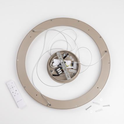 BRILAGI - LED luster s mogućnošću prigušivanja na sajli FALCON SLIM LED/42W/230V 3000-6500K Ø 50 cm bež + daljinski upravljač