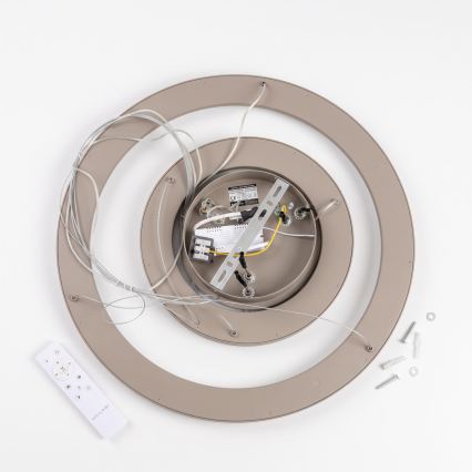 BRILAGI - LED luster na sajli FALCON SLIM LED/68W/230V 3000-6500K Ø 50 cm bež, s mogućnošću prigušivanja + daljinski upravljač