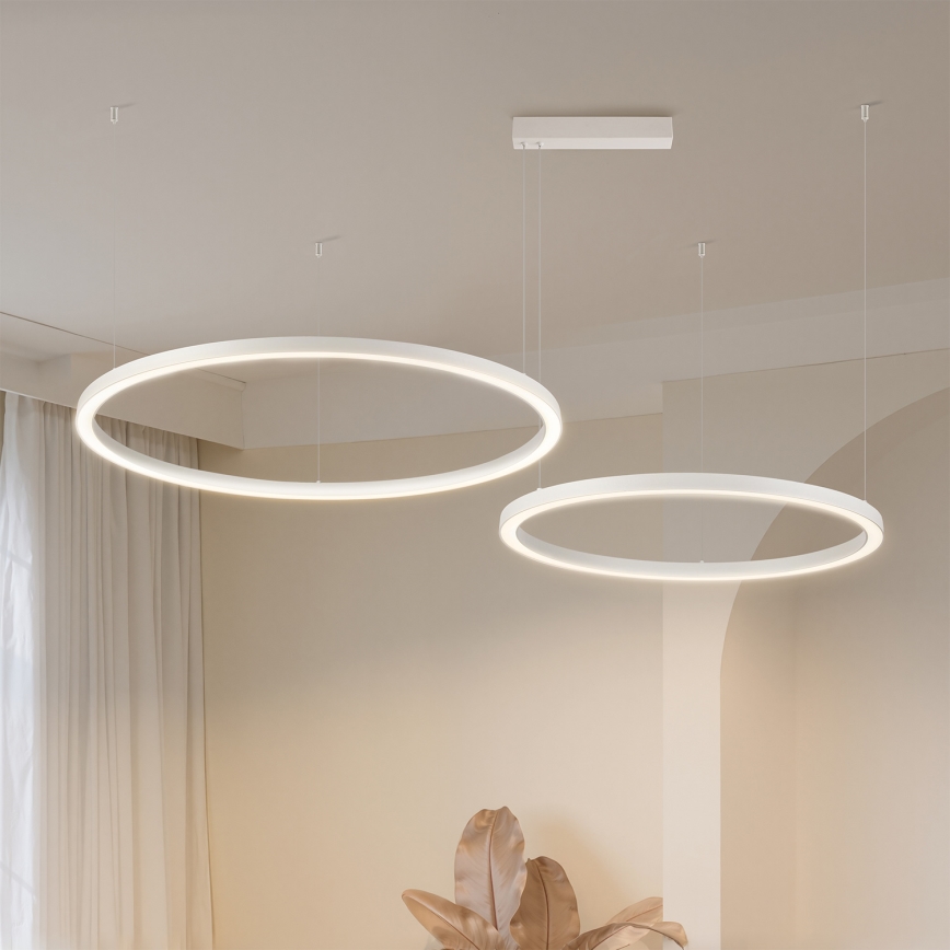 Brilagi - LED prigušivi luster na sajli PORTOFINO LED/98W/230V 3000-6000K bijela + daljinski upravljač