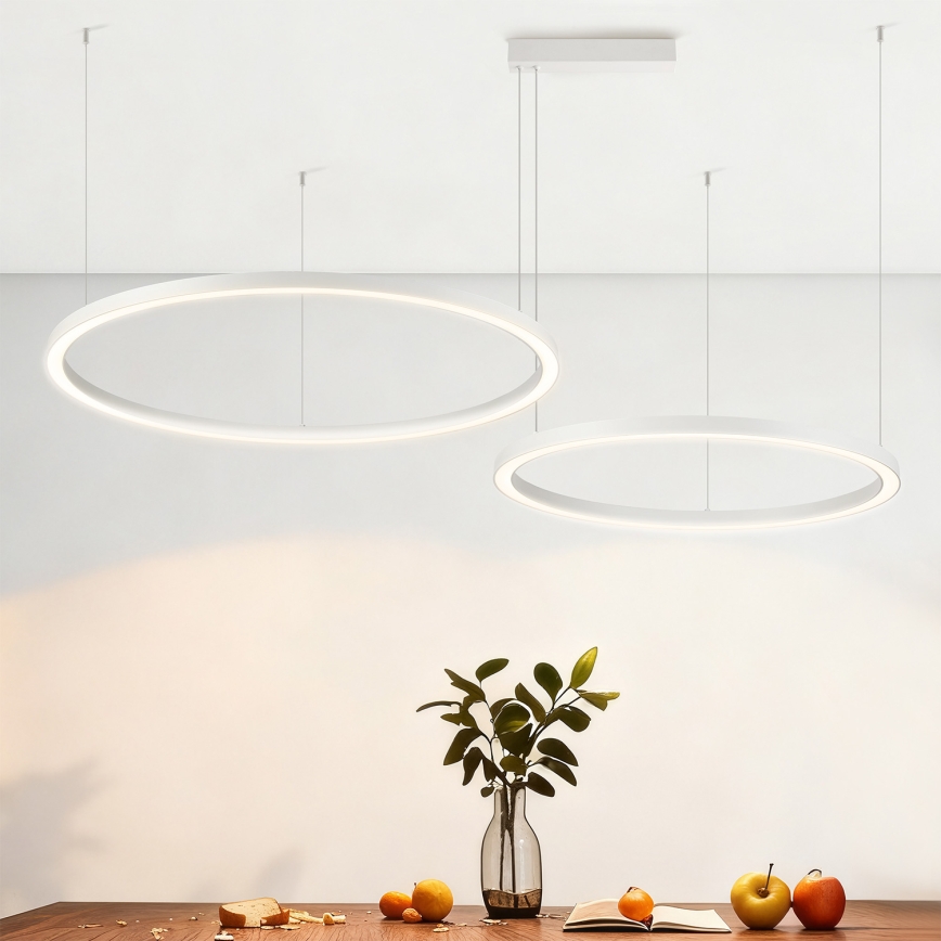 Brilagi - LED prigušivi luster na sajli PORTOFINO LED/98W/230V 3000-6000K bijela + daljinski upravljač
