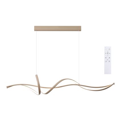 Brilagi - LED prigušivi viseći luster na sajli SIGNATURE LED/55W/230V 3000-6000K 120x23 cm bež + daljinsko upravljanje