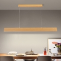 Brilagi - LED luster na sajli s mogućnošću prigušivanja SLIMLINE LED/40W/230V 3000-6000K dekor hrasta + daljinski upravljač