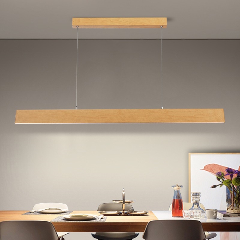 Brilagi - LED luster na sajli s mogućnošću prigušivanja SLIMLINE LED/40W/230V 3000-6000K dekor hrasta + daljinski upravljač