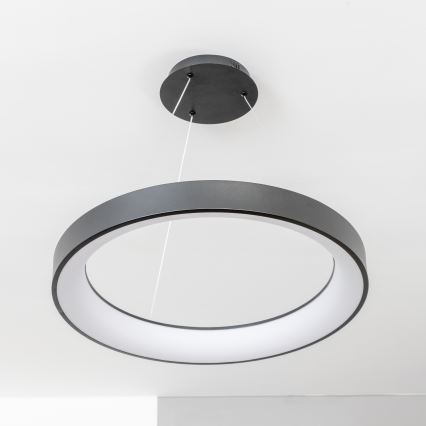 Brilagi - LED luster s mogućnošću prigušivanja na sajli FALCON II LED/99W/230V 3000-6500K Ø 60 cm crna + daljinsko upravljanje
