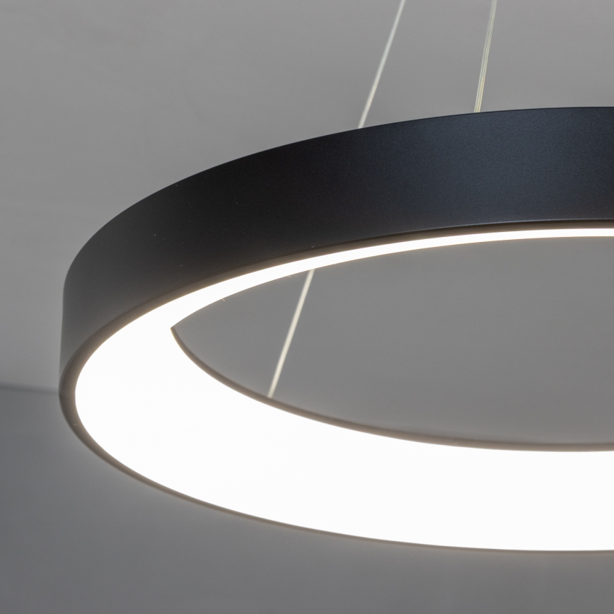 Brilagi - LED luster s mogućnošću prigušivanja na sajli FALCON II LED/99W/230V 3000-6500K Ø 60 cm crna + daljinsko upravljanje