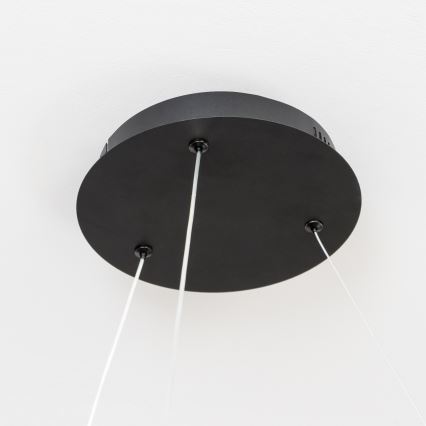 Brilagi - LED luster s mogućnošću prigušivanja na sajli FALCON II LED/99W/230V 3000-6500K Ø 60 cm crna + daljinsko upravljanje