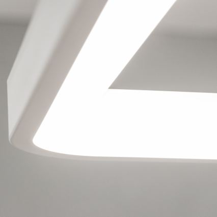Brilagi - LED viseći luster na kabelu FALCON SLIM, s mogućnošću prigušivanja, LED/50W/230V 3000-6500K 50x50 cm bijela + s daljinskim upravljačem