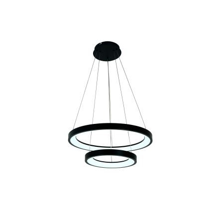 Brilagi - LED luster s prigušivanjem na sajli FALCON SLIM LED/68W/230V 3000-6500K Ø 50 cm crna + daljinski upravljač