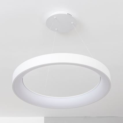 Brilagi - LED luster s mogućnošću prigušivanja na sajli FALCON II LED/99W/230V 3000-6500K Ø 60 cm bijela + daljinski upravljač