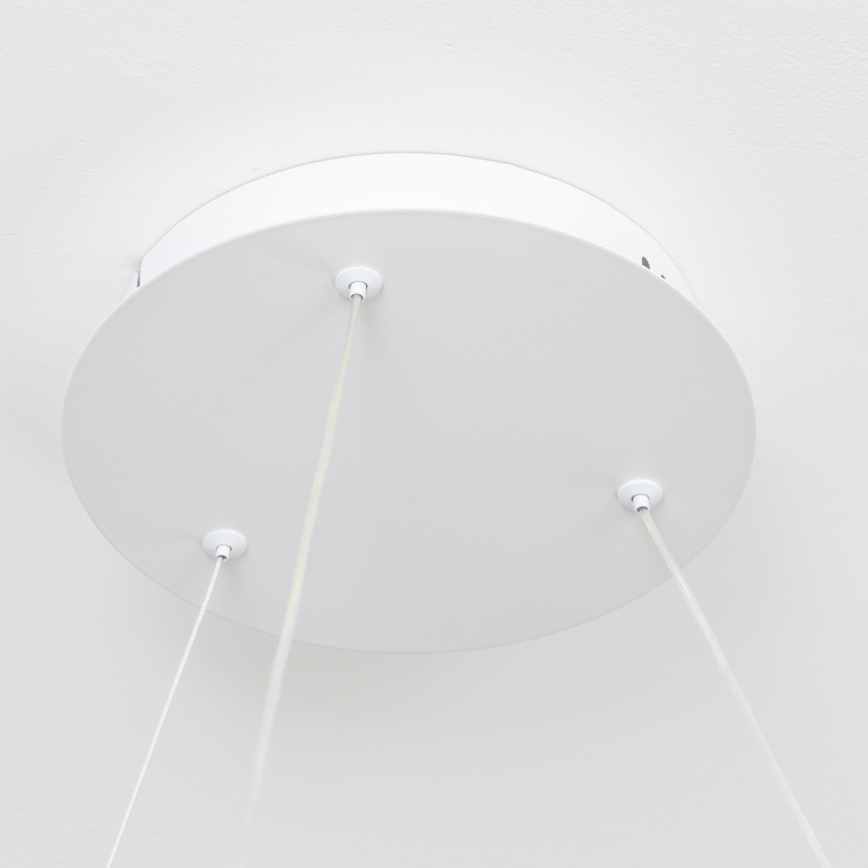 Brilagi - LED luster s mogućnošću prigušivanja na sajli FALCON II LED/99W/230V 3000-6500K Ø 60 cm bijela + daljinski upravljač