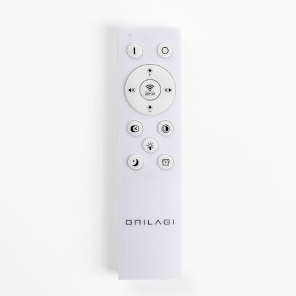 Brilagi - LED luster s mogućnošću prigušivanja na sajli FALCON II LED/99W/230V 3000-6500K Ø 60 cm bijela + daljinski upravljač