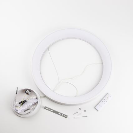 Brilagi - LED luster s mogućnošću prigušivanja na sajli FALCON II LED/99W/230V 3000-6500K Ø 60 cm bijela + daljinski upravljač