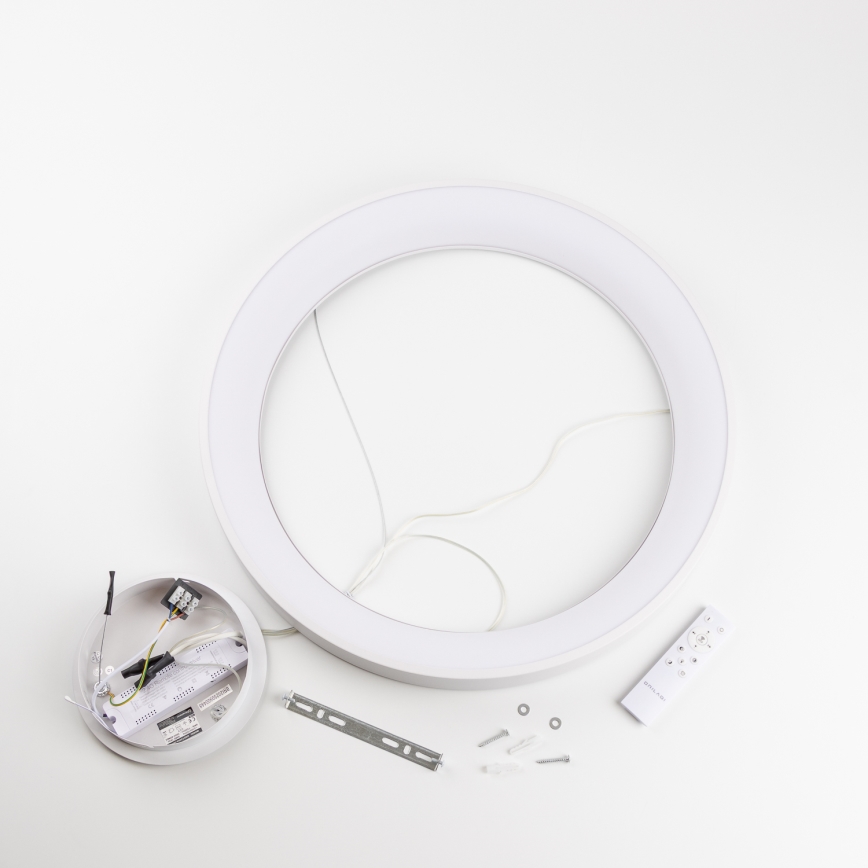 Brilagi - LED luster s mogućnošću prigušivanja na sajli FALCON II LED/99W/230V 3000-6500K Ø 60 cm bijela + daljinski upravljač