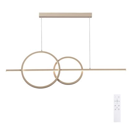 BRILAGI - LED luster na sajli s mogućnošću prigušivanja SIGNATURE LED/53W/230V 3000-6000K 120 cm bež+ daljinski upravljač