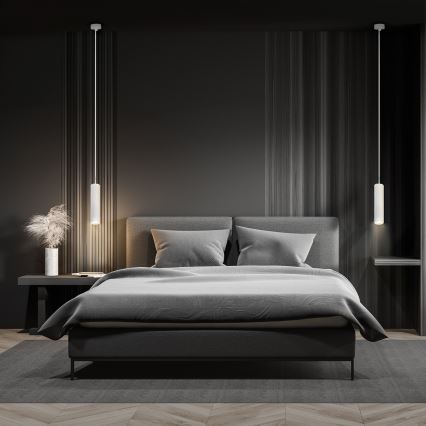 Brilagi - LED RGBW luster s prigušenjem na sajli SELE 1xGU10/6W/230V 3000K bijela