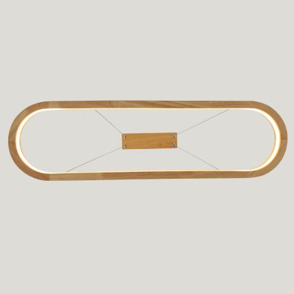 Brilagi - LED luster na sajli UMEA WOOD LED/30W/230V 70x20 cm drvo