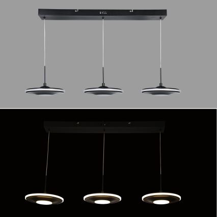 Brilagi - LED luster na sajli VERANO 3xLED/15W/230V