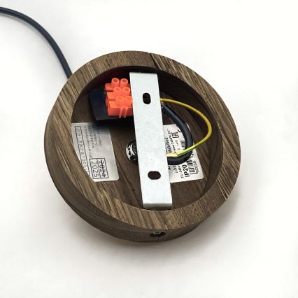 Brilagi - LED Luster na užetu ANTHONY 1xE27/60W/230V hrast orah/smeđa