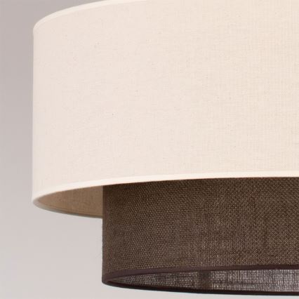 Brilagi - LED luster na užetu BOHO STIL 3xE27/15W/230V Ø 60 cm krem/smeđa