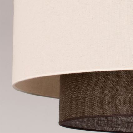 Brilagi - LED luster na užetu BOHO STYLE 3xE27/15W/230V Ø 80 cm krem/smeđa