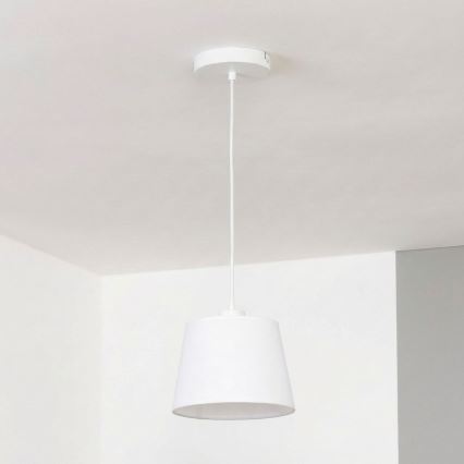 Brilagi - LED luster na užetu CERIA 1xE27/40W/230V pr. 20,5 cm bijela