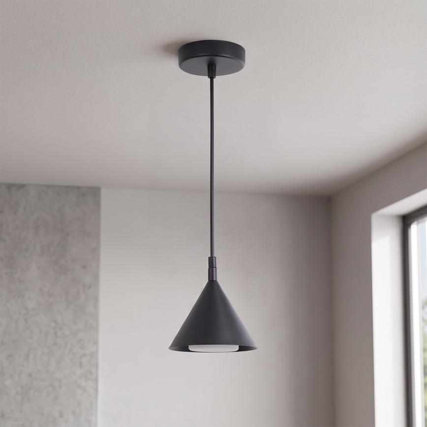 BRILAGI - LED Luster na užetu CONE SINGLE 1xGX53/15W/230V crna