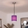 Brilagi - LED luster na užetu NUBILA 1xE27/60W/230V pr. 14 cm crna/ljubičasta