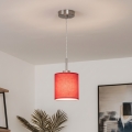 Brilagi - LED luster na užetu NUBILA 1xE27/60W/230V pr. 14 cm crvena