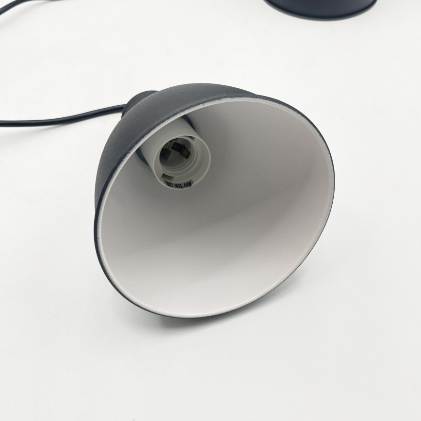 Brilagi - LED luster RIDDY, viseći na sajli, 4xE27/60W/230V, crni
