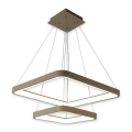 BRILAGI - LED luster s mogućnošću prigušivanja na kabelu FALCON SLIM LED/78W/230V 3000-6500K 50x50 cm bež + daljinski upravljač