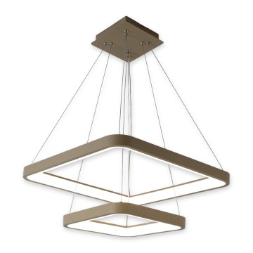 BRILAGI - LED luster s mogućnošću prigušivanja na kabelu FALCON SLIM LED/78W/230V 3000-6500K 50x50 cm bež + daljinski upravljač