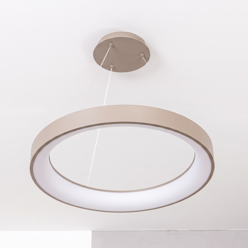 BRILAGI - LED luster na sajli s mogućnošću prigušivanja FALCON II LED/99W/230V 3000-6500K Ø 60 cm bež + daljinski upravljač