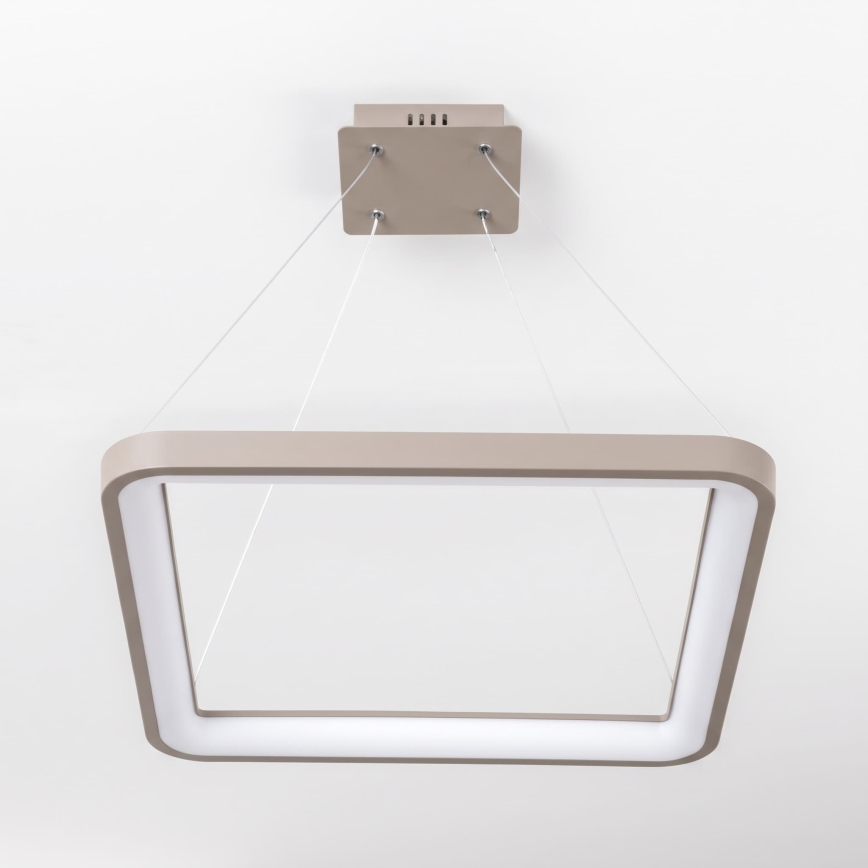 BRILAGI - LED prigušivi luster na lanku FALCON SLIM LED/50W/230V 3000-6500K 50x50 cm bež + daljinski upravljač