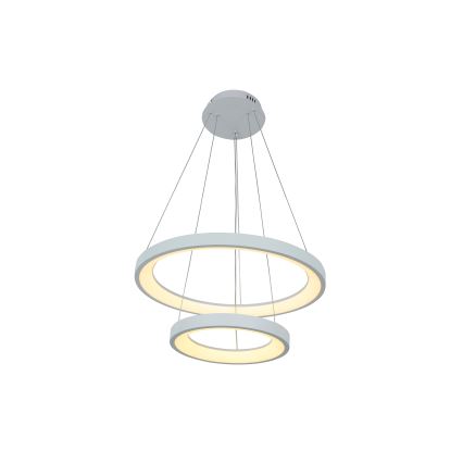 Brilagi - LED luster s mogućnošću prigušivanja na sajli FALCON SLIM LED/68W/230V 3000-6500K Ø 50 cm bijela + daljinski upravljač