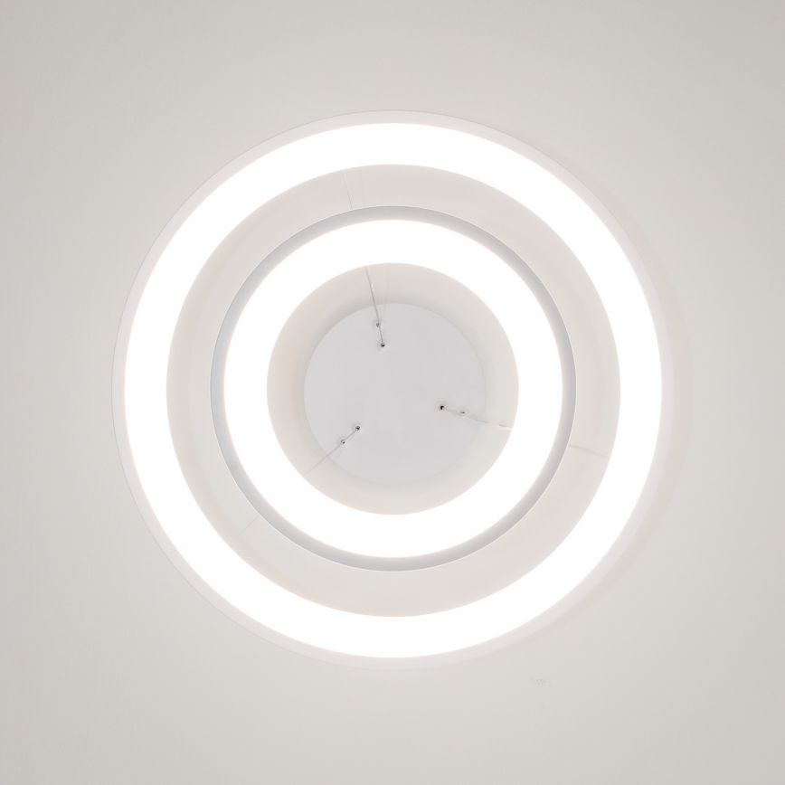 Brilagi - LED luster s mogućnošću prigušivanja na sajli FALCON SLIM LED/68W/230V 3000-6500K Ø 50 cm bijela + daljinski upravljač