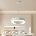 Brilagi - LED luster s mogućnošću prigušivanja na sajli LUMIX LED/48W/230V 3000-6000K bijeli, promjer 50 cm + daljinski upravljač