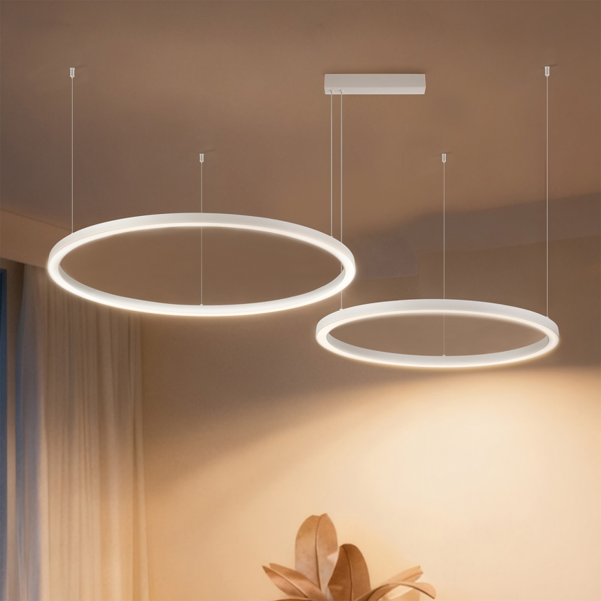 Brilagi - PORTOFINO LED luster na sajli s mogućnošću prigušivanja LED/98W/230V 3000-6000K bijela + daljinski upravljač