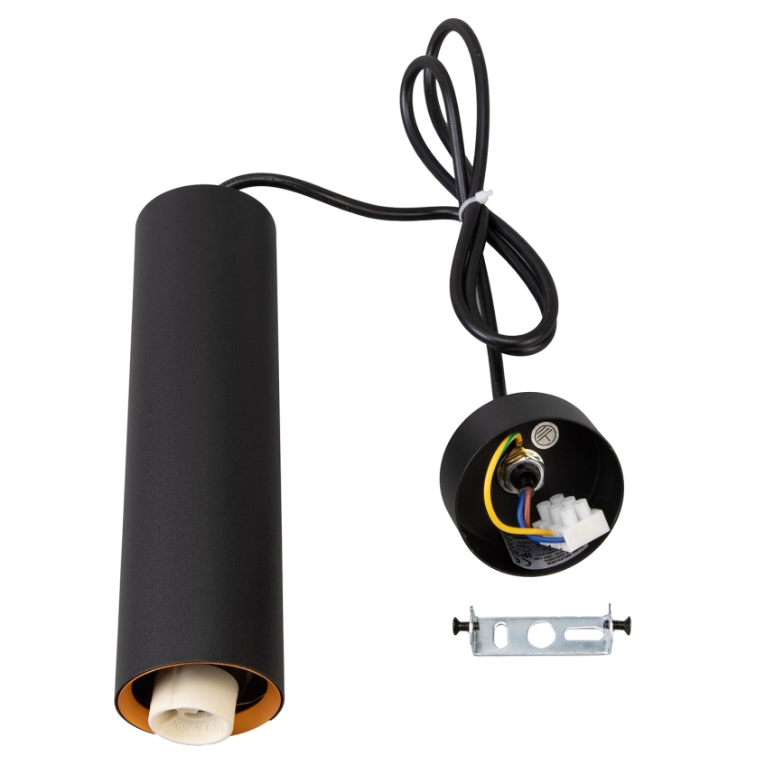 Brilagi - LED RGBW luster na sajli SELE s mogućnošću prigušivanja 1xGU10/4,8W/230V 3000K crna/zlatna + daljinski upravljač