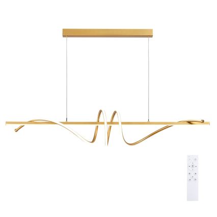 BRILAGI - LED luster s mogućnošću prigušivanja na sajli SIGNATURE LED/50W/230V 3000-6000K 120 cm zlatna + daljinsko upravljanje