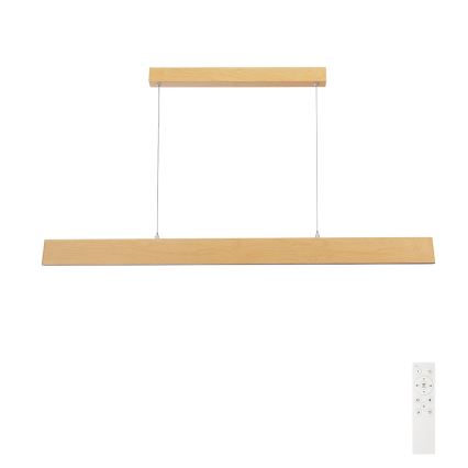 Brilagi - LED luster na sajli s mogućnošću prigušivanja SLIMLINE LED/40W/230V 3000-6000K dekor hrasta + daljinski upravljač