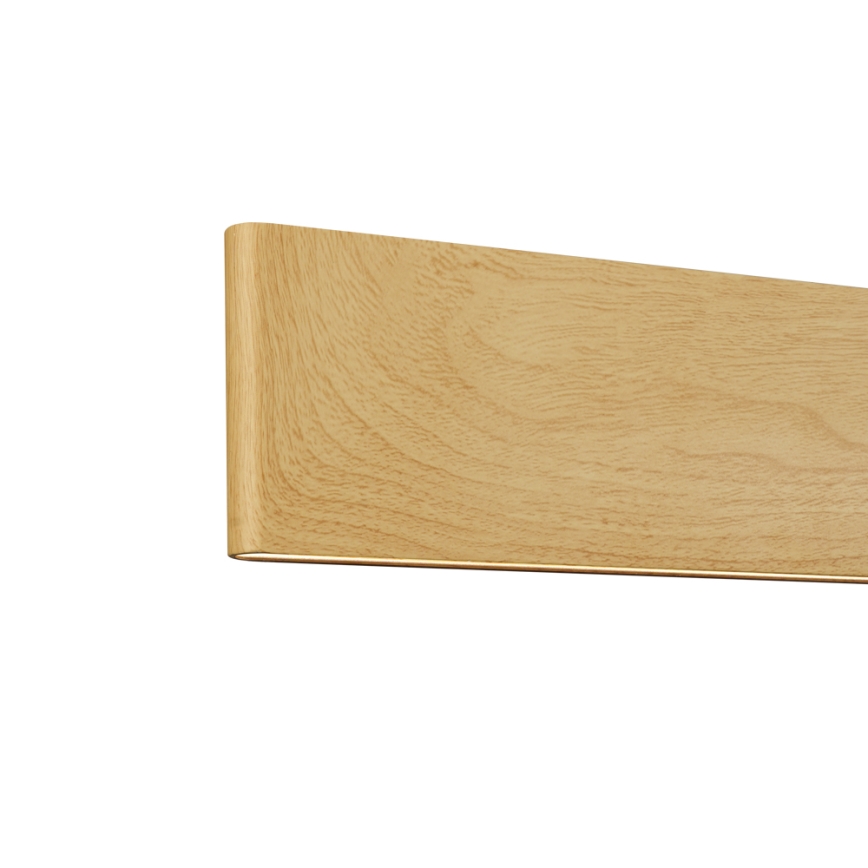 Brilagi - LED luster na sajli s mogućnošću prigušivanja SLIMLINE LED/40W/230V 3000-6000K dekor hrasta + daljinski upravljač