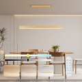 Brilagi - LED luster s mogućnošću prigušivanja SLEEKLINE SMART LED/40W/230V Wi-Fi Tuya dekor hrasta + daljinski upravljač