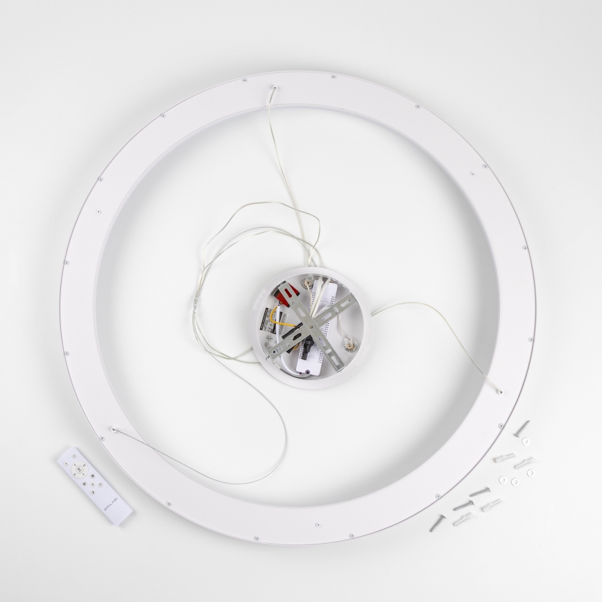 Brilagi - LED luster s mogućnošću prigušivanja na sajli FALCON II LED/108W/230V 3000-6500K Ø 80 cm bijela + daljinski upravljač