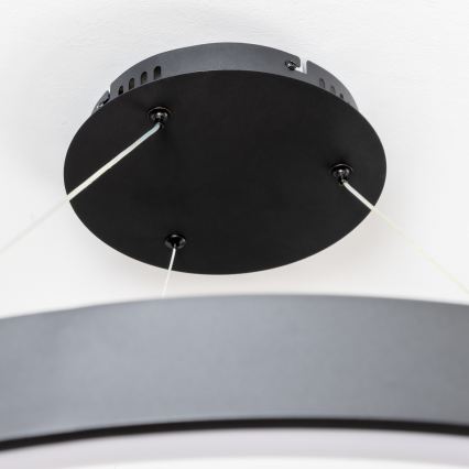 Brilagi - LED luster s prigušivanjem na sajli FALCON II LED/108W/230V 3000-6500K pr. 80 cm crna + daljinski upravljač