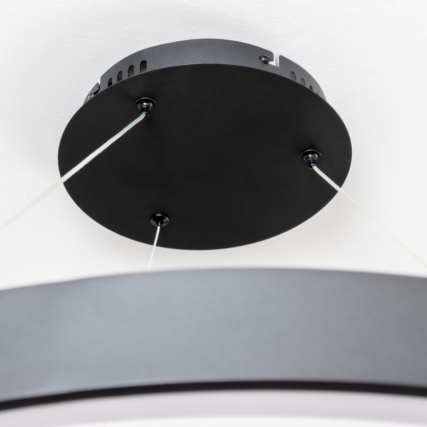 Brilagi - LED luster s prigušivanjem na sajli FALCON II LED/108W/230V 3000-6500K pr. 80 cm crna + daljinski upravljač