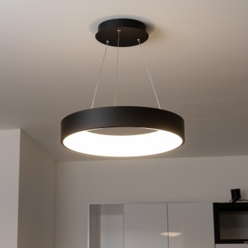 Brilagi - LED luster s prigušivanjem na sajli FALCON LED/40W/230V 3000-6500K Ø 45 cm crna + daljinski upravljač