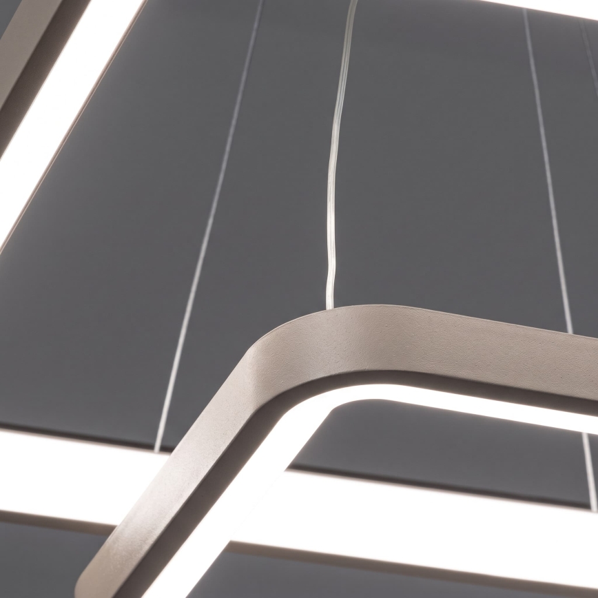 BRILAGI - LED luster s mogućnošću prigušivanja na kabelu FALCON SLIM LED/78W/230V 3000-6500K 50x50 cm bež + daljinski upravljač