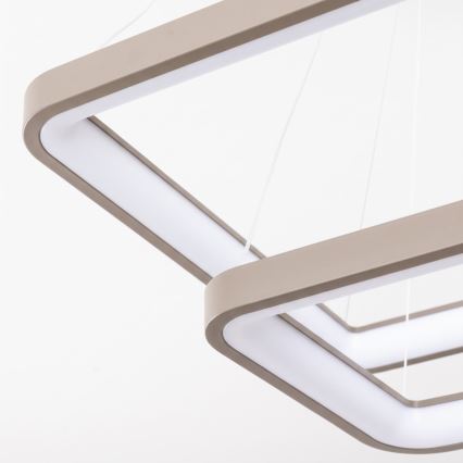 BRILAGI - LED luster s mogućnošću prigušivanja na kabelu FALCON SLIM LED/78W/230V 3000-6500K 50x50 cm bež + daljinski upravljač
